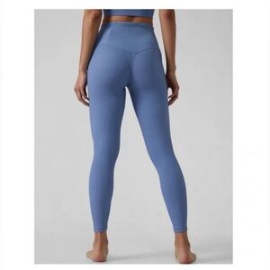Athleta Elation Rib Tights in Cottage Blue, Medium Petite